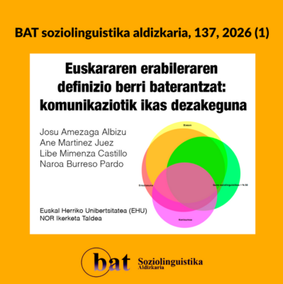 Komunikaziotik euskararen erabilera berri baterantz_BAT